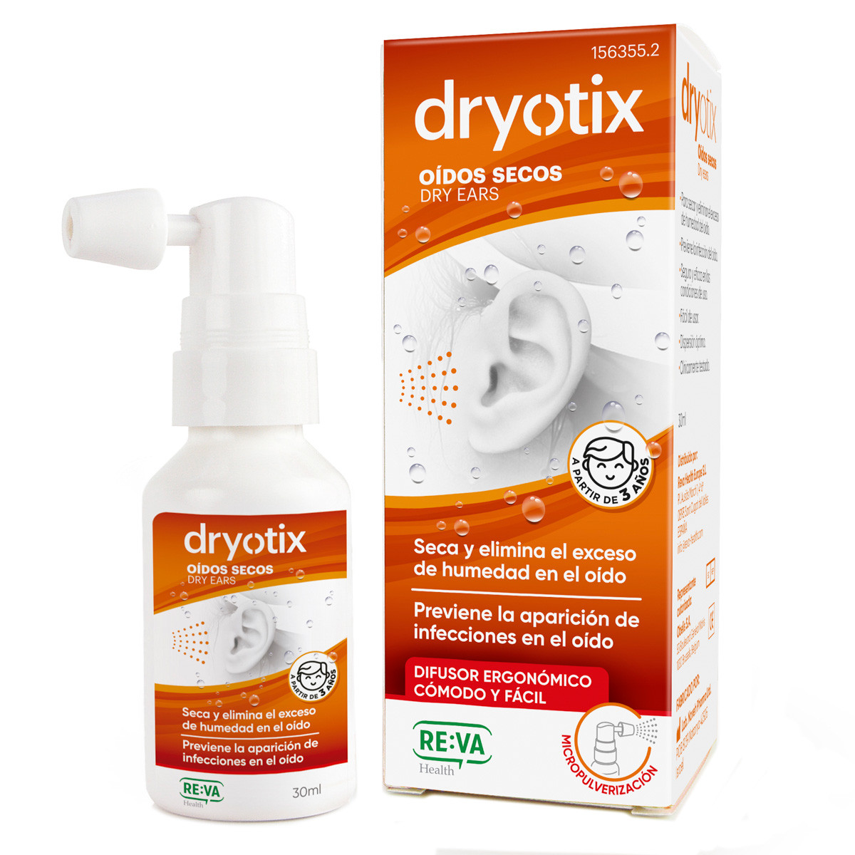 Imagen de DRYOTIX OIDO ELIMINA HUMEDAD SPRAY 30ML