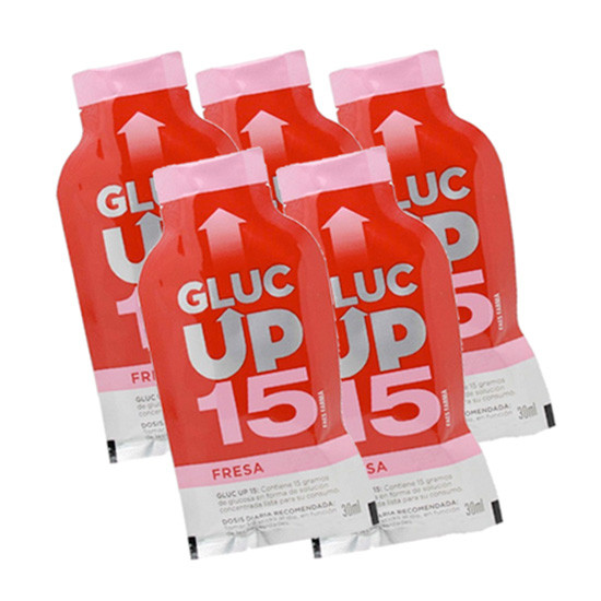 Imagen de GLUC UP FRESA 15 GR X 10 STICKS DE 30 ML