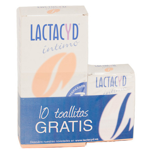 Imagen de Lactacyd íntimo gel 400ml +10 toallitas