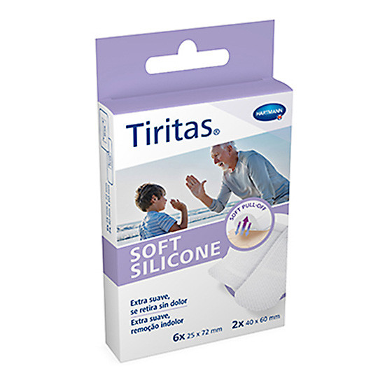 Imagen de Hartmann tiritas soft silicone 2 tamaños 8u