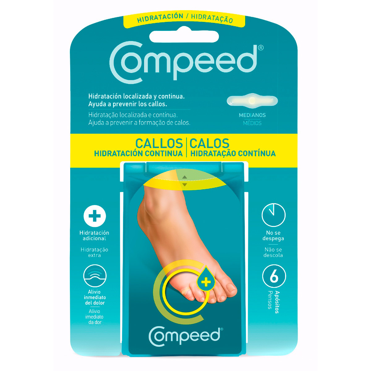 Imagen de Compeed callos hidratación continua 6und