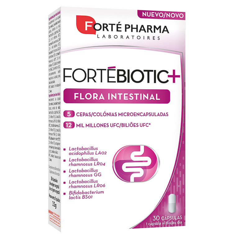 Imagen de Forte pharma fortebiotic+ flora intestinal 30 capsulas