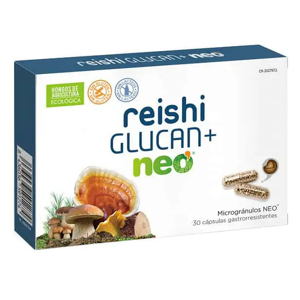 Imagen de Neovital Health suplemento Neo  Reishi Glucan+ para gripes y resfriados 30 cápsulas