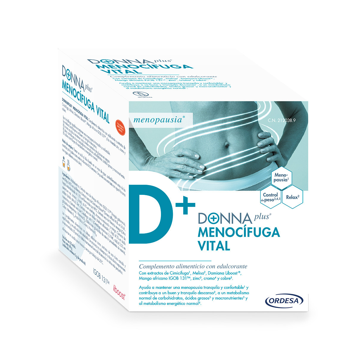 Imagen de Ordesa Donna Plus Menocífuga Vital para el climaterio 30 sticks