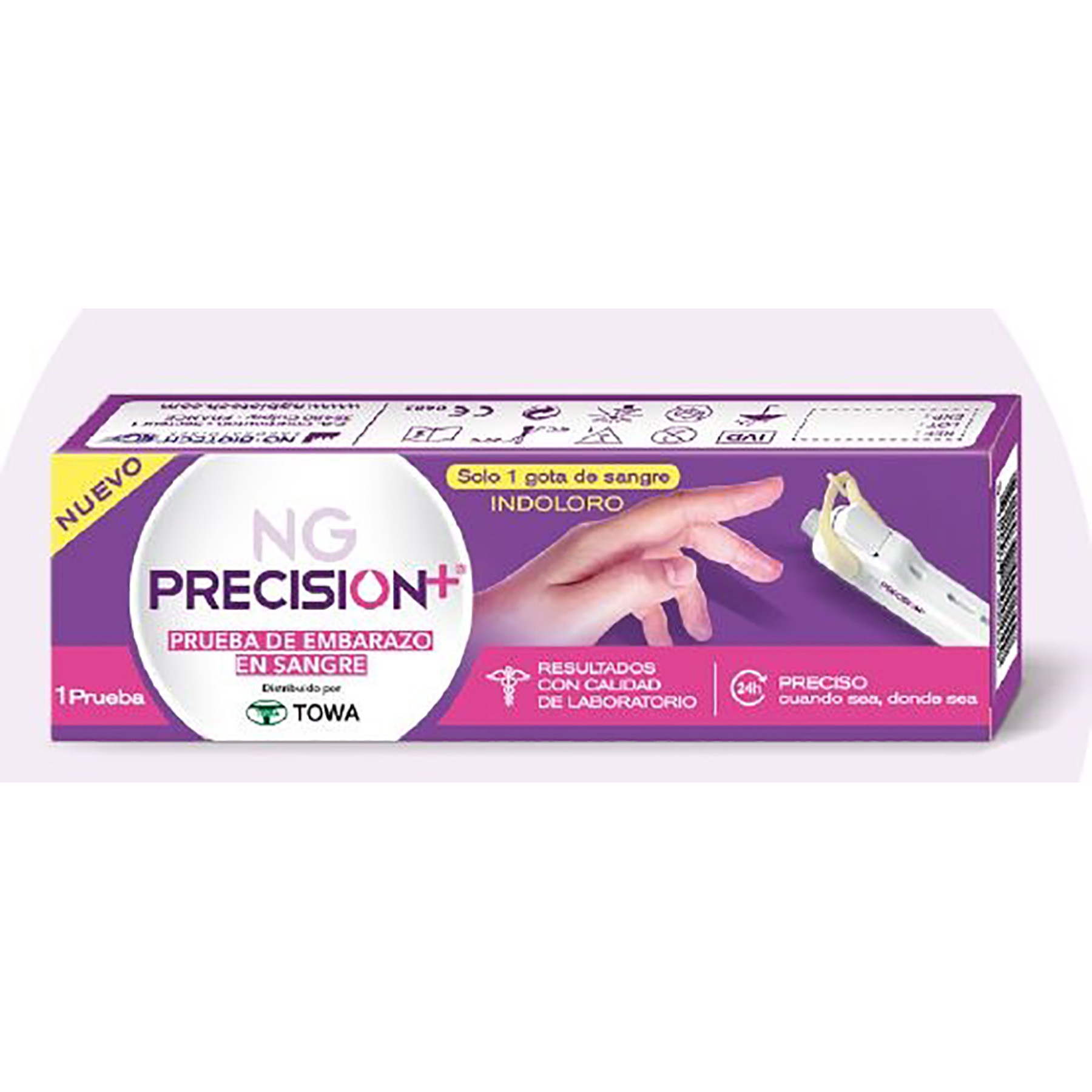 Imagen de NG Precision+ test embarazo en sangre